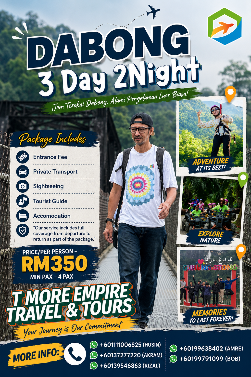 Dabong 3D2N Package