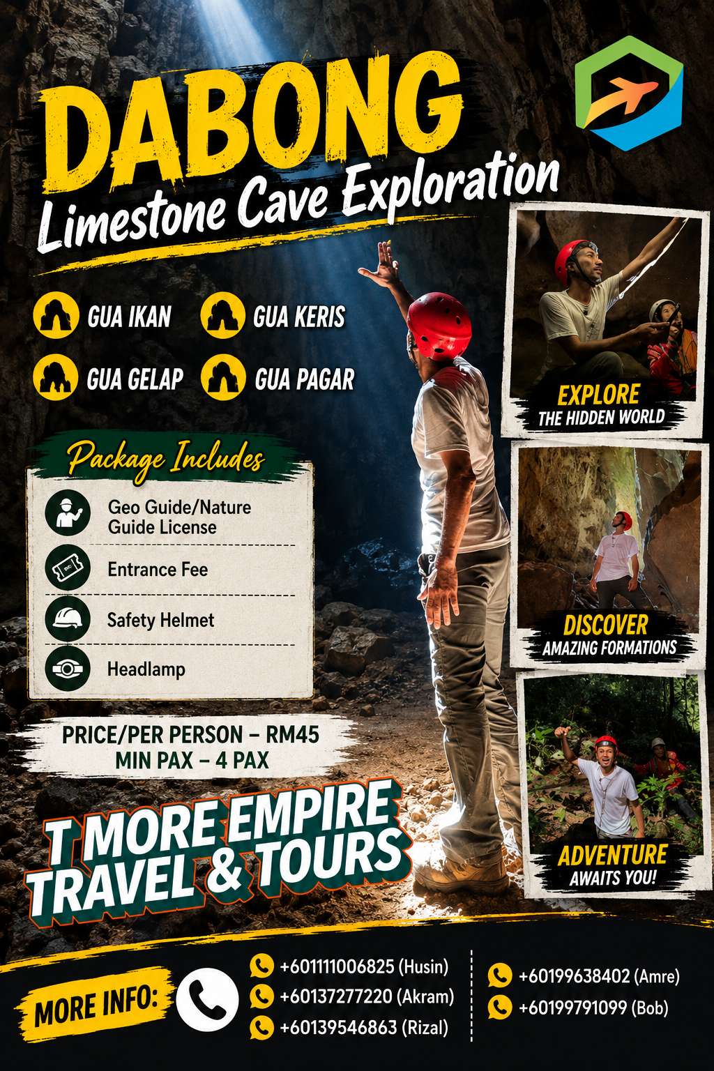 Limestone Cave Exploration