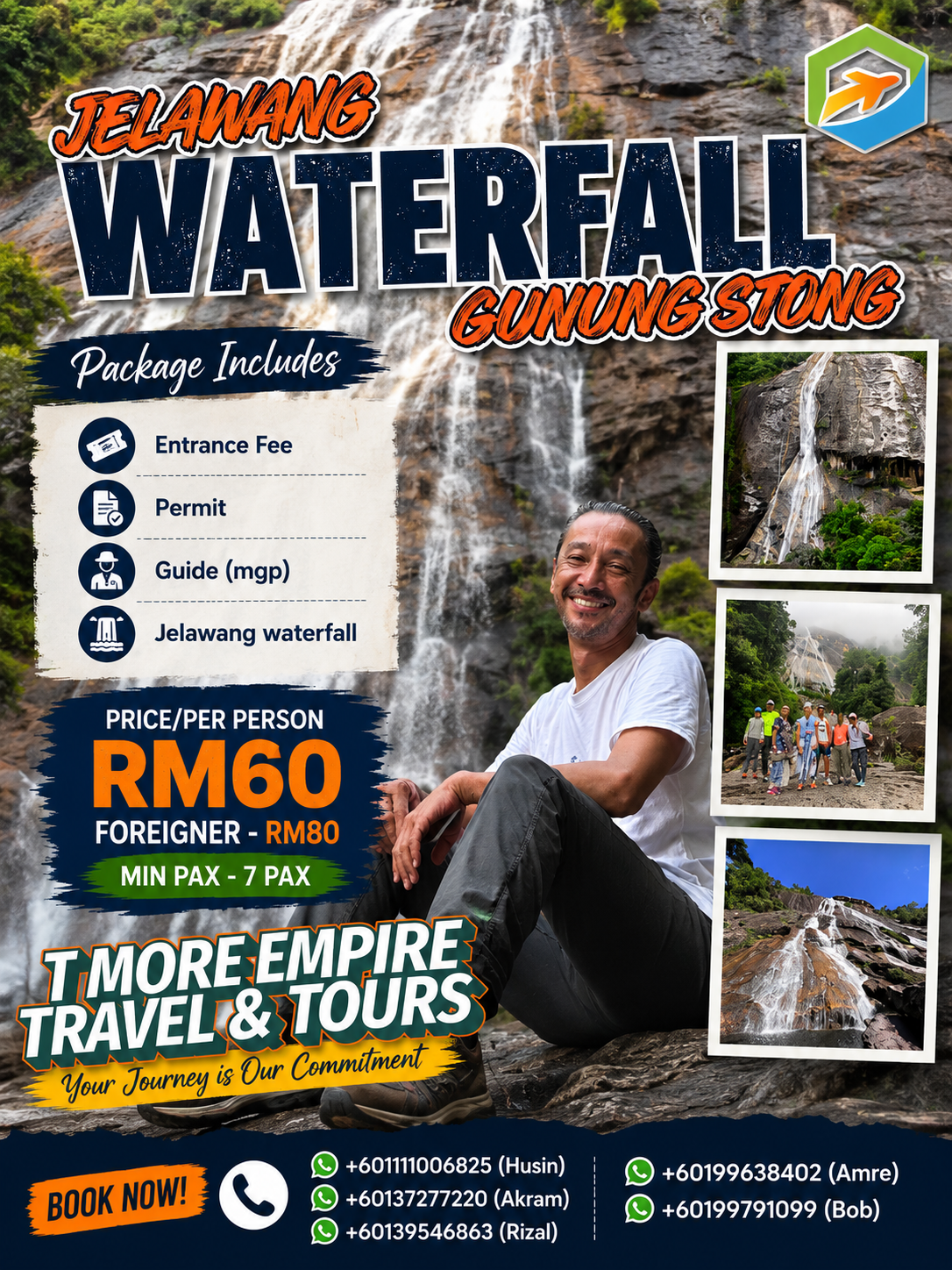 Jelawang Waterfall Gunung Stong